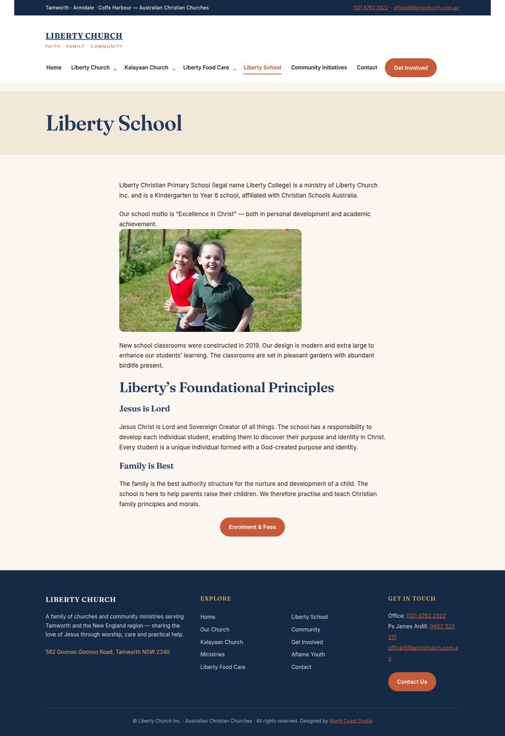 Liberty Church screen
